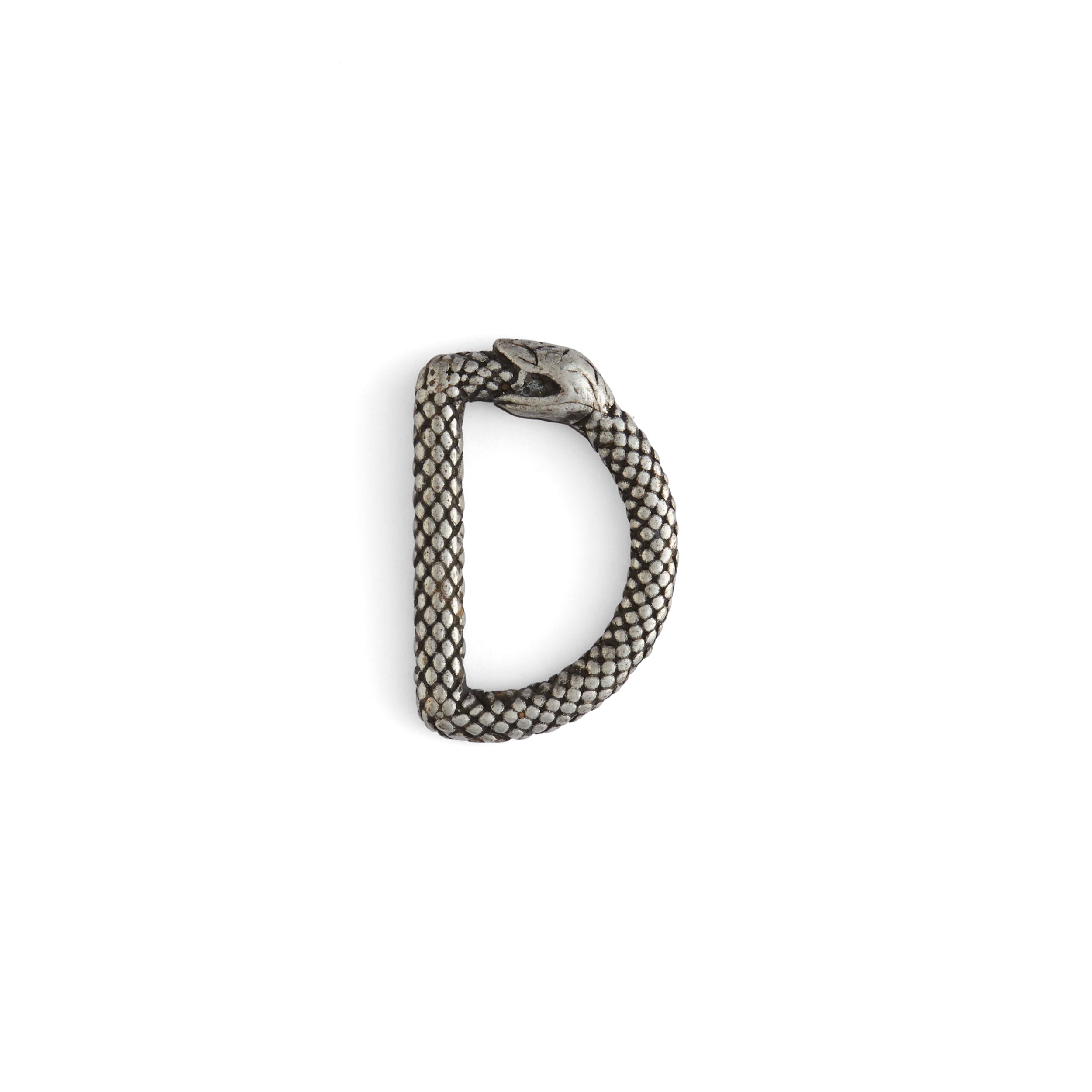 Infinity Snake D Rings - Heavy Duty Metal D-Ring for Belts, Bags & DIY Crafts - Perfect for Outdoor Gear, Pet Collars & Fashion Accessories
