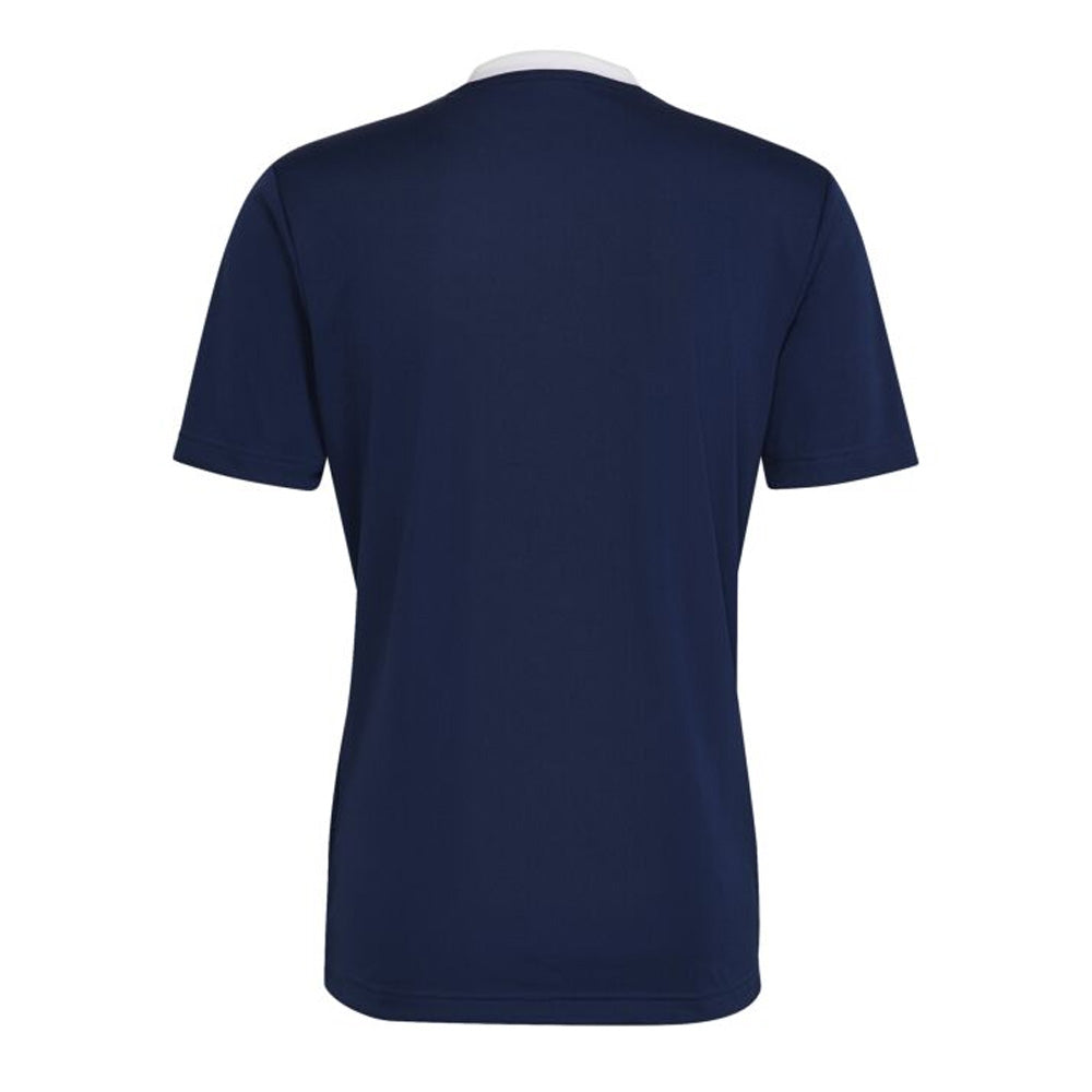 Adidas Men's Entrada 22 Soccer Jersey - Navy/White - Breathable Performance Shirt for Training & Matches - Perfect for Football, Soccer Games & Fan Apparel