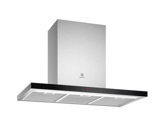 Electrolux ECT9754H 90cm UltimateTaste 700 Stainless Steel Chimney Extractor Hood - Powerful Kitchen Ventilation for Smoke & Odor Removal