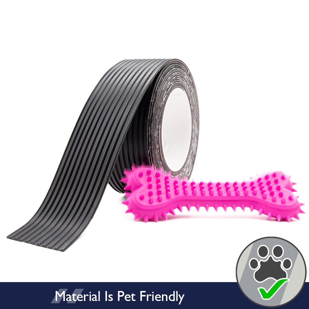 Non-Slip Ribbed Rubber Grip Tape - 6