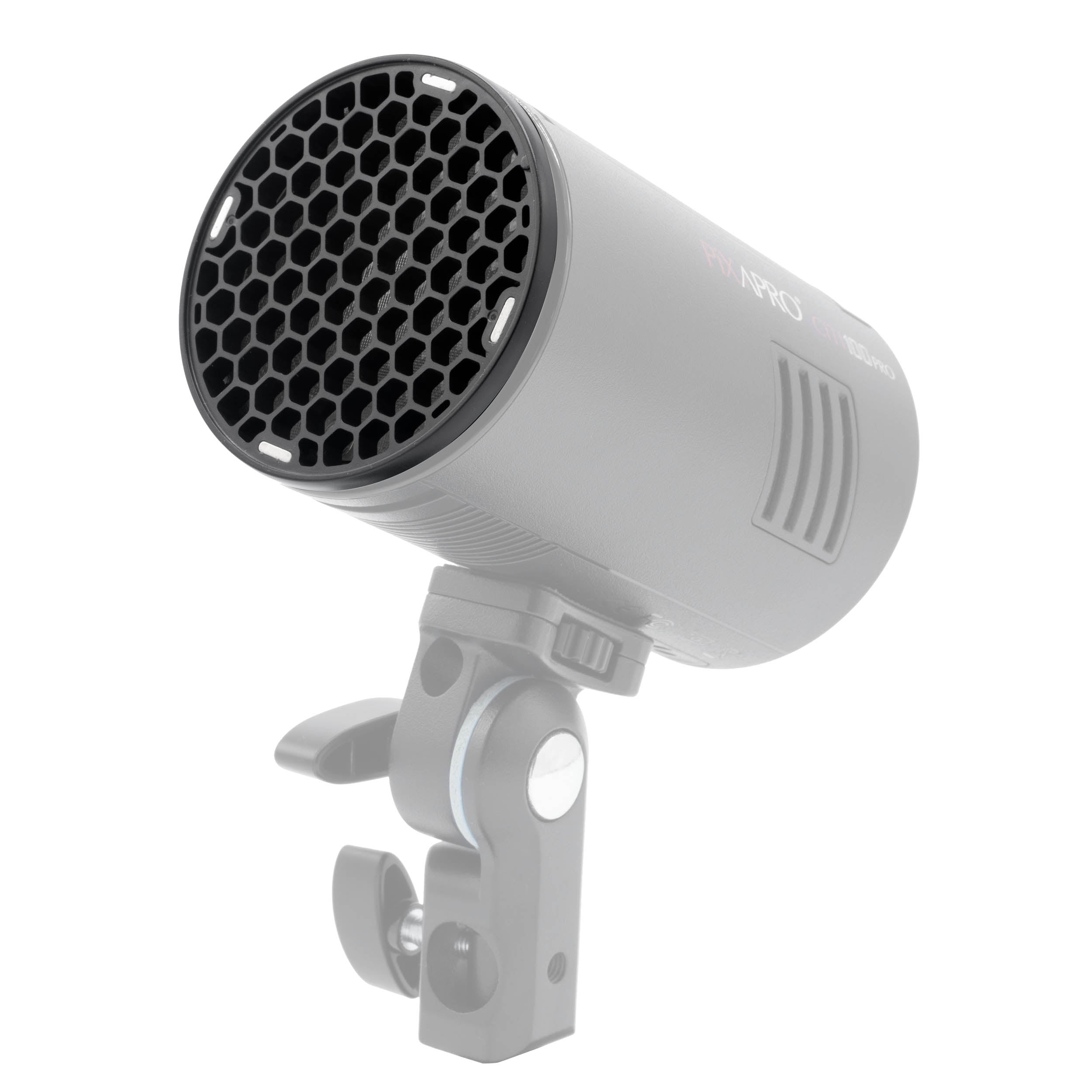AK R15 Honeycomb Grid for Round Head Flashlight - Diffuser Attachment for Soft Lighting in Photography & Videography - Perfect for Studio, Portrait, and Product Shots