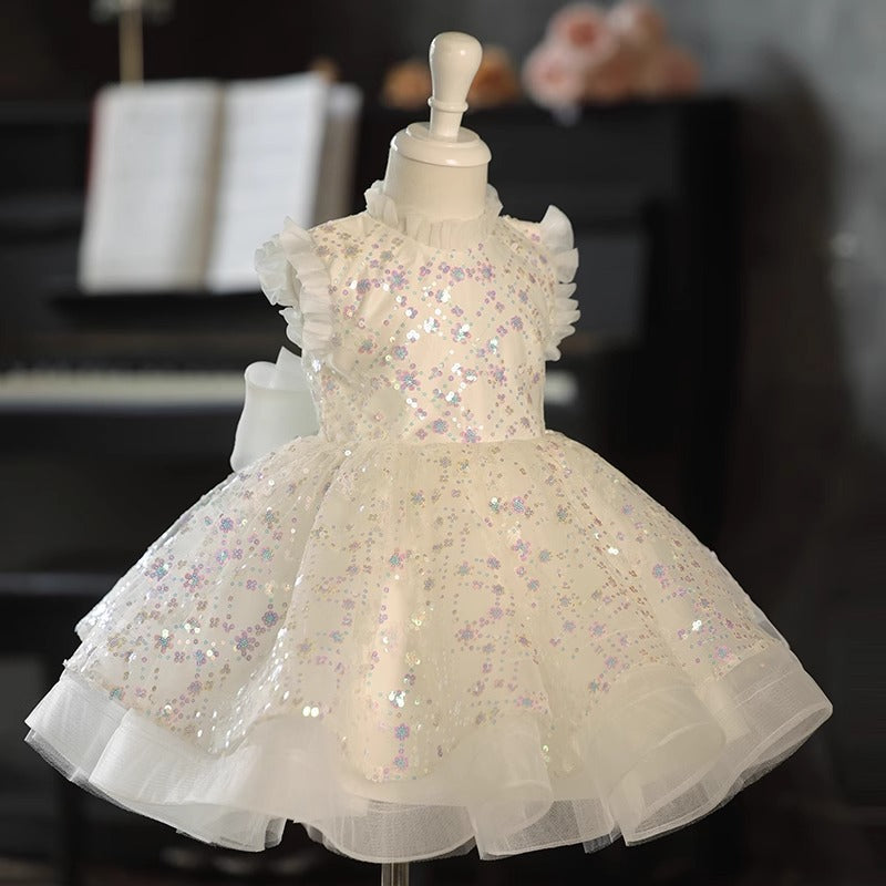 Princess Dress for Girls - Elegant Flower Girl Birthday Party Gown | Perfect for Weddings, Pageants & Special Occasions