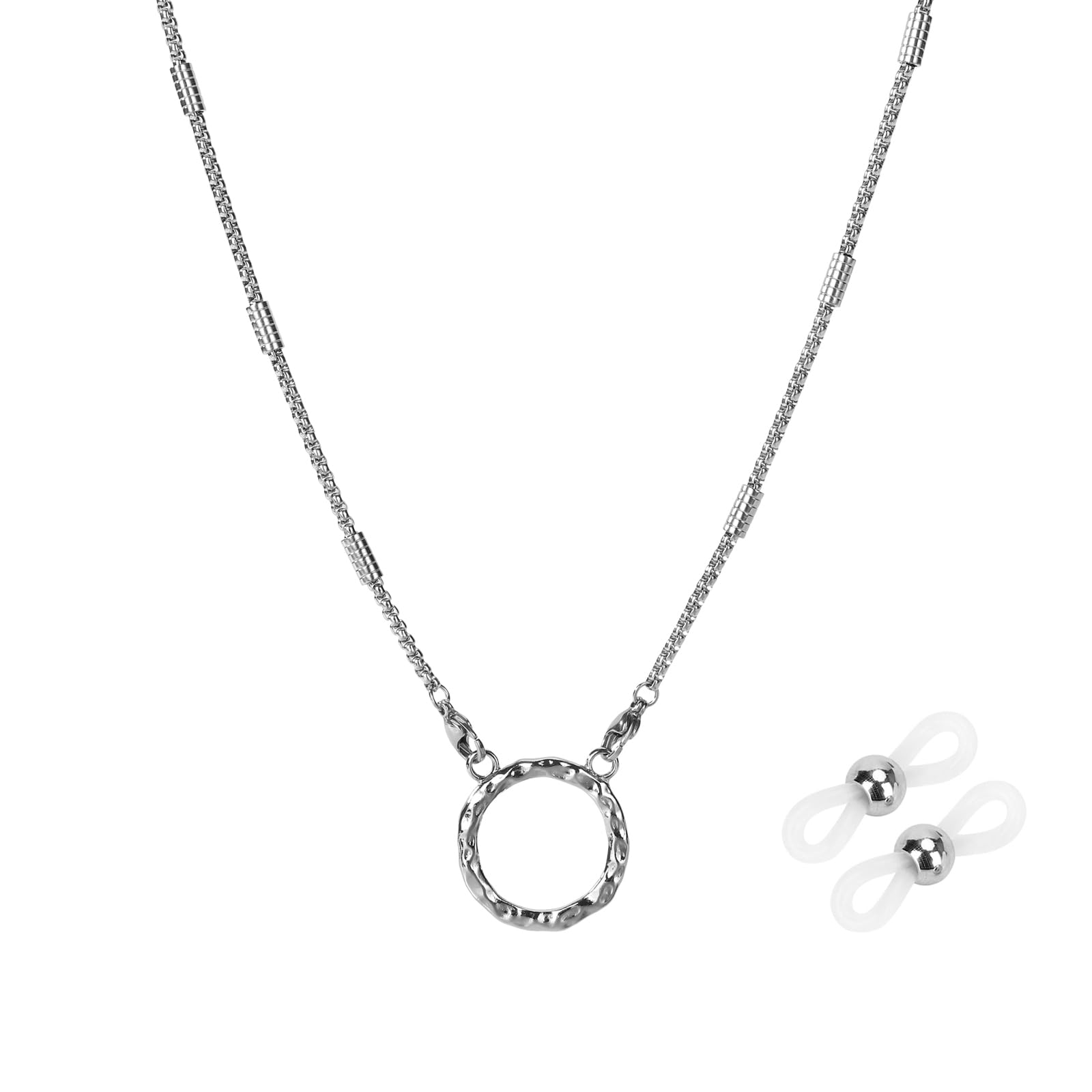 Stylish Eyeglass Holder Chain for Women & Men - Adjustable Glasses Necklace with Ring Loop for Reading Glasses & Sunglasses - Perfect for Work, Travel, and Outdoor Activities