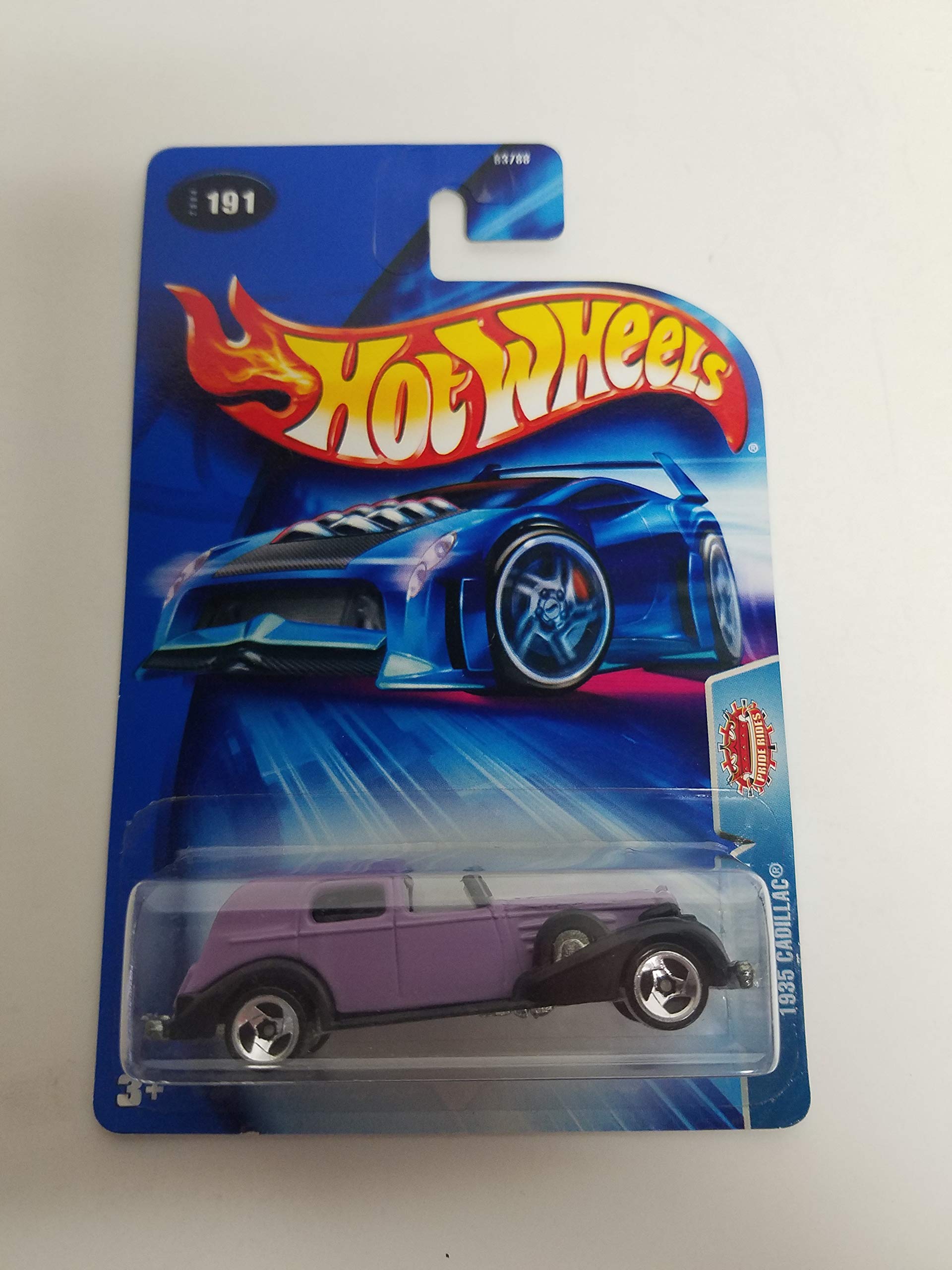 2004 Hot Wheels Diecast Car No. 191 - 1935 Cadillac Pride Rides - Collectible 1:64 Scale Model Toy for Display & Racing - Perfect for Collectors, Kids Play & Car Enthusiasts