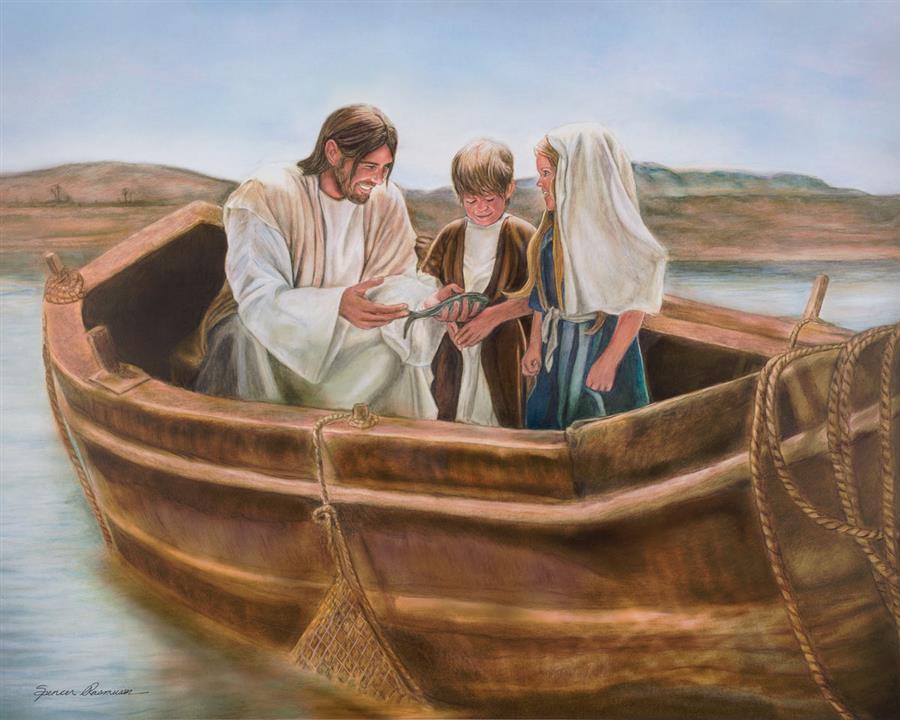 Little Fishers of Men - Christian Kids Fishing Game Set for Sunday School & Family Bible Study Activities