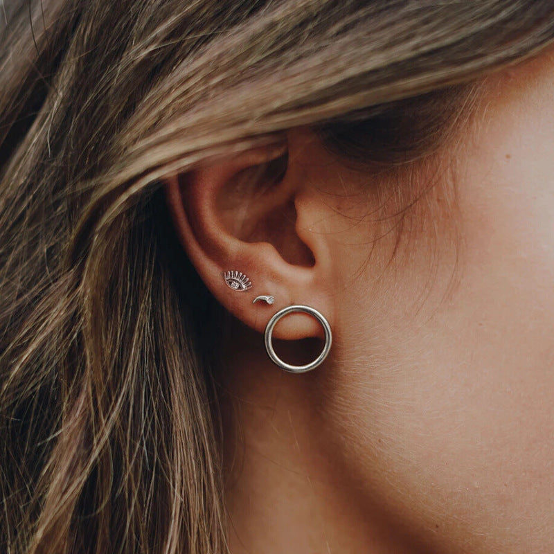 20G Sleeper Cartilage Stud Earrings - Stainless Steel Tiny Hoop Earrings for Cartilage Piercing | HSPJ271 | Perfect for Everyday Wear, Gifts & Stacking with Other Jewelry