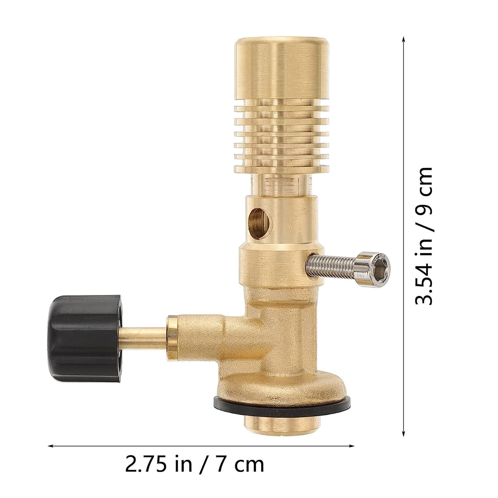 Butane Bunsen Burner Kit with Adjustable Gas & Air Flow, Tripod Stand - Fast Heating Portable Lab Burner for Outdoor Cooking, Camping, Jewelry Making, and Science Experiments