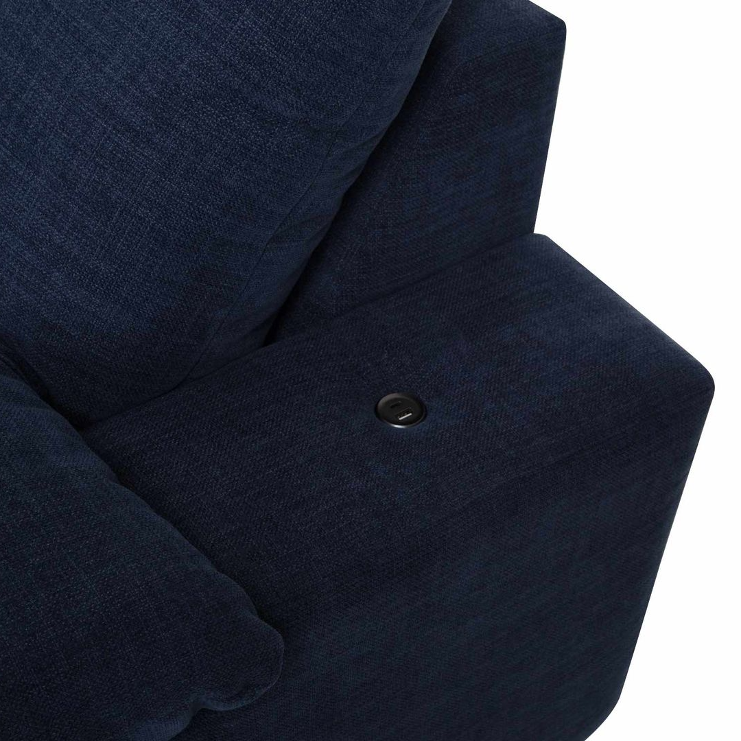 Modern Neptune Sectional Sofa - Comfortable L-Shaped Couch with Reversible Chaise for Living Room, Family Room & Home Theater - Soft Fabric Upholstery & Sturdy Wooden Frame