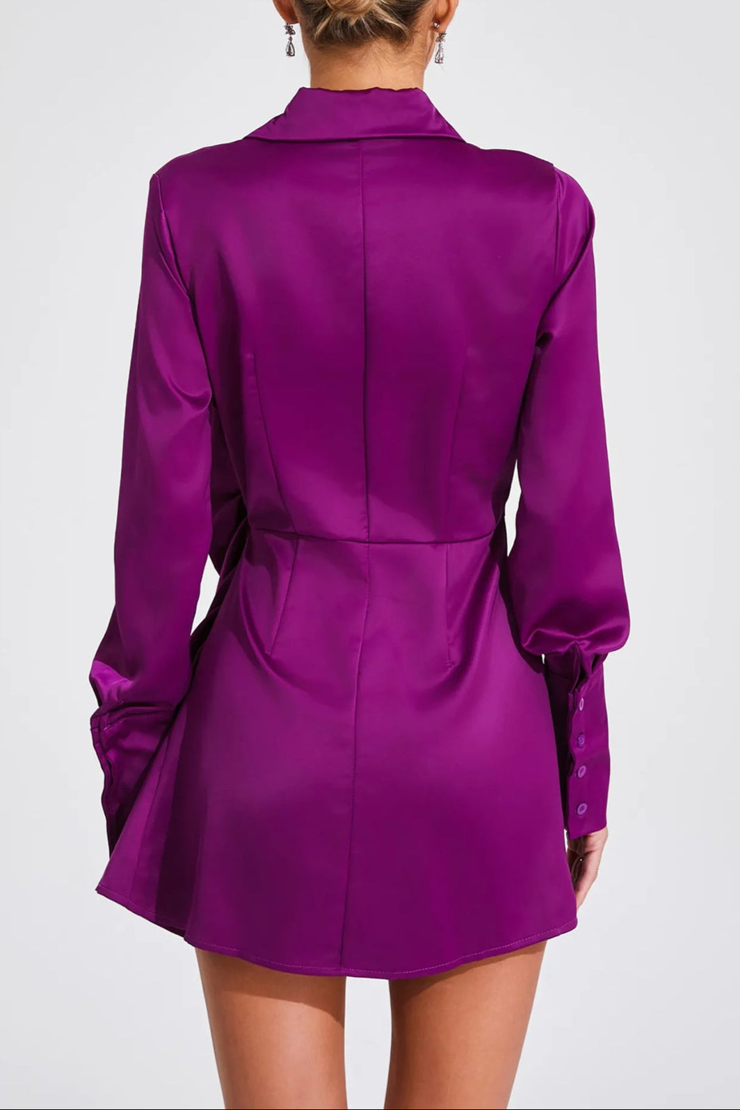 Ariana Long Sleeve Mini Dress for Women - Elegant Party & Cocktail Dress - Perfect for Date Night, Club Outfits, and Special Occasions