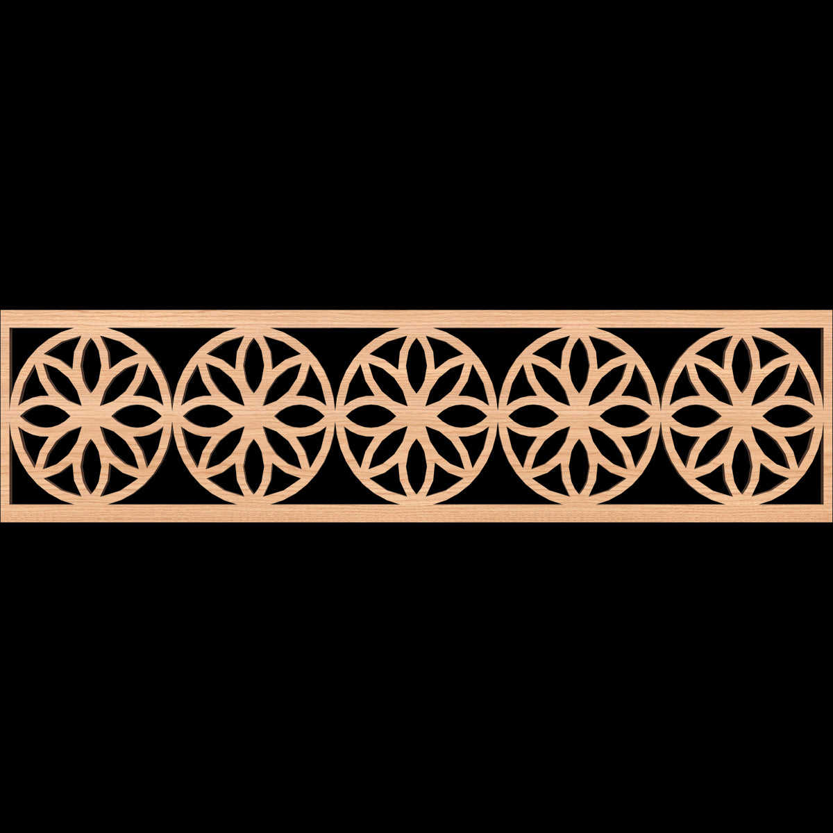 Blume Fretwork Moulding - Decorative Wood Trim for Home & Furniture DIY Projects | Perfect for Crown Molding, Wall Paneling & Cabinet Accents