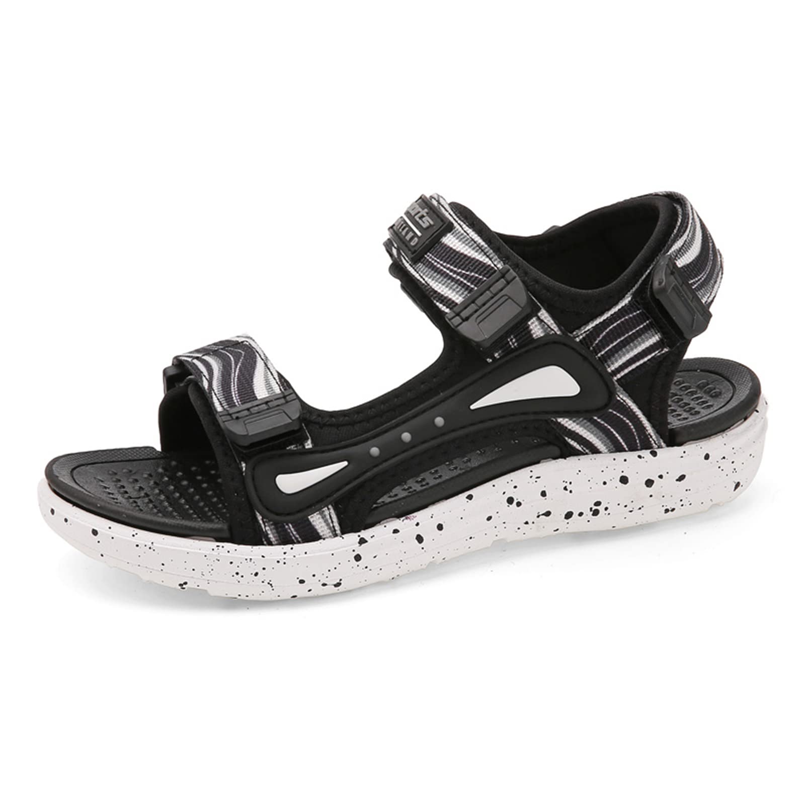 Kulebear Kids Boys Summer Sports Sandals - Breathable Hiking & Beach Sandals for Outdoor Activities - Perfect for Playground, Poolside, and Family Vacations