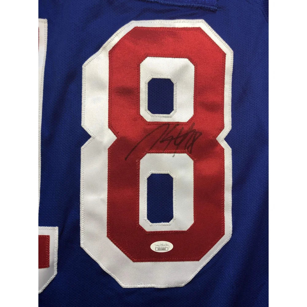 Authentic Marc Staal Signed New York Rangers Jersey with JSA COA - Reebok NHL Hockey Memorabilia - Perfect for Collectors, Fans, and Sports Decor
