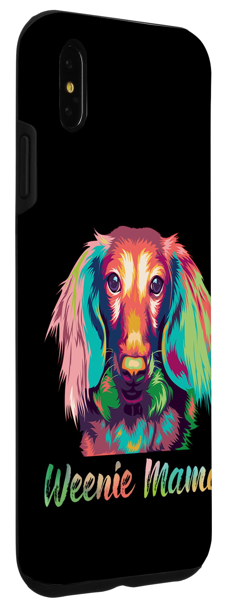 iPhone XS Max Dachshund Mom Case - Cute Wiener Dog Design Phone Cover for Women | Perfect Gift for Dog Lovers & Dachshund Owners - Home, Office, Travel Use