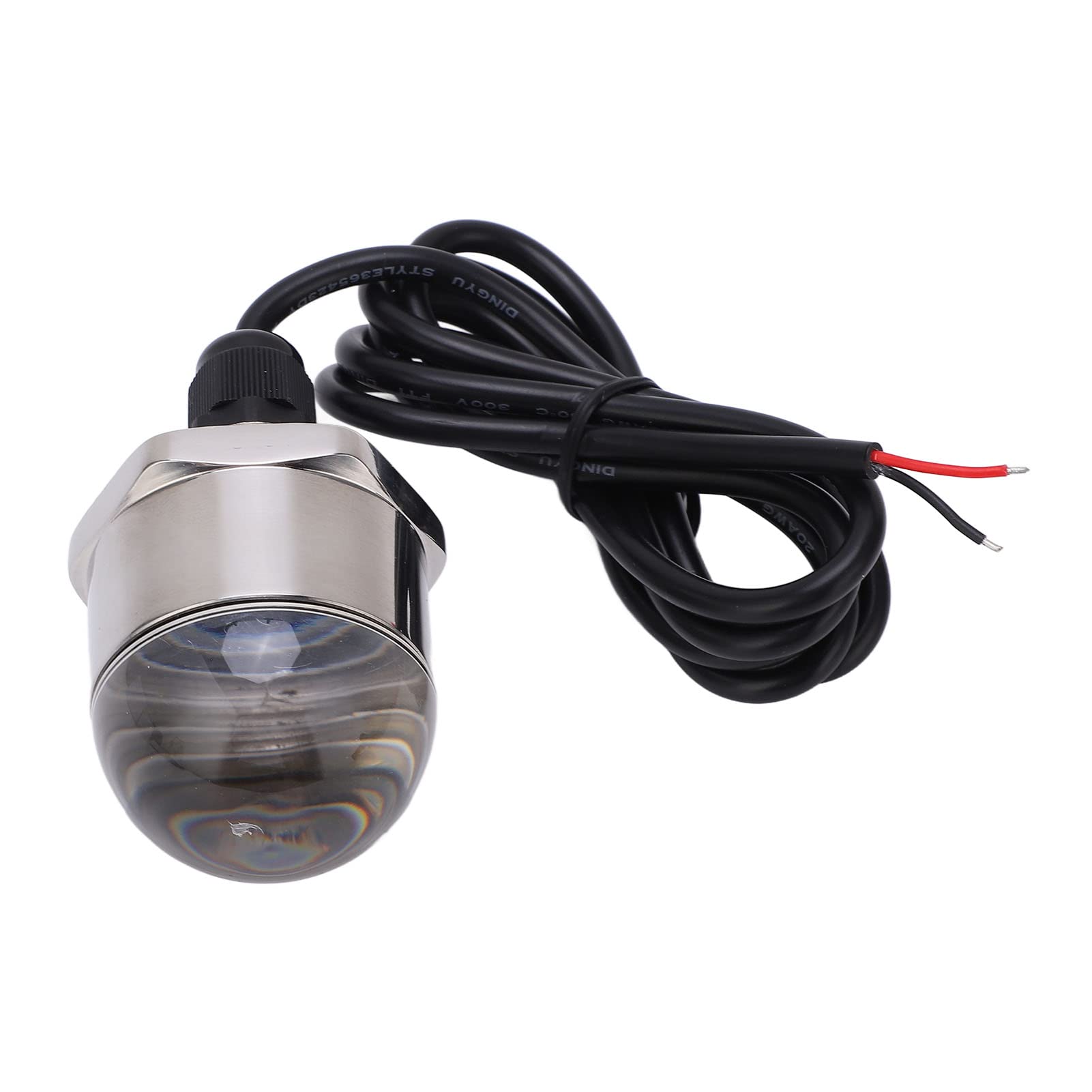 **304 Stainless Steel 12V LED Underwater Light - Blue Marine Diving Light for Yachts, Boats, and Swimming Pools | Waterproof Round Lamp for Night Fishing, Pool Decoration, and Underwater Photography**