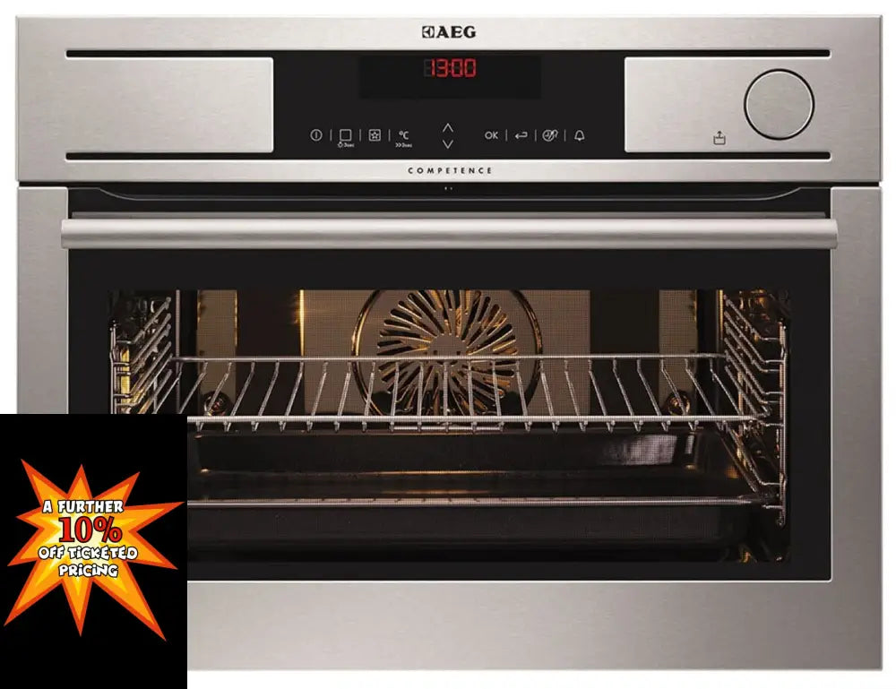 AEG KS8404001M 60cm Built-In ProCombi Combination Steam Oven - Perfect for Baking, Roasting & Healthy Cooking in Modern Kitchens
