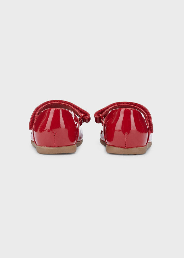 Patent Leather Mary Jane Shoes for Baby Girls - Red | Comfortable & Stylish First Walkers for Special Occasions & Everyday Wear
