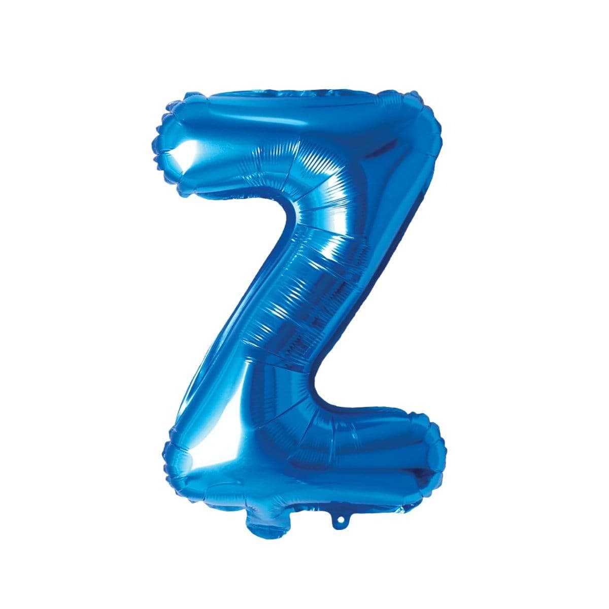 16 Inch Blue Letter Z Foil Balloon for Birthday Parties, Graduation Decorations & Photo Backdrops - Alphabet Balloons for Celebrations