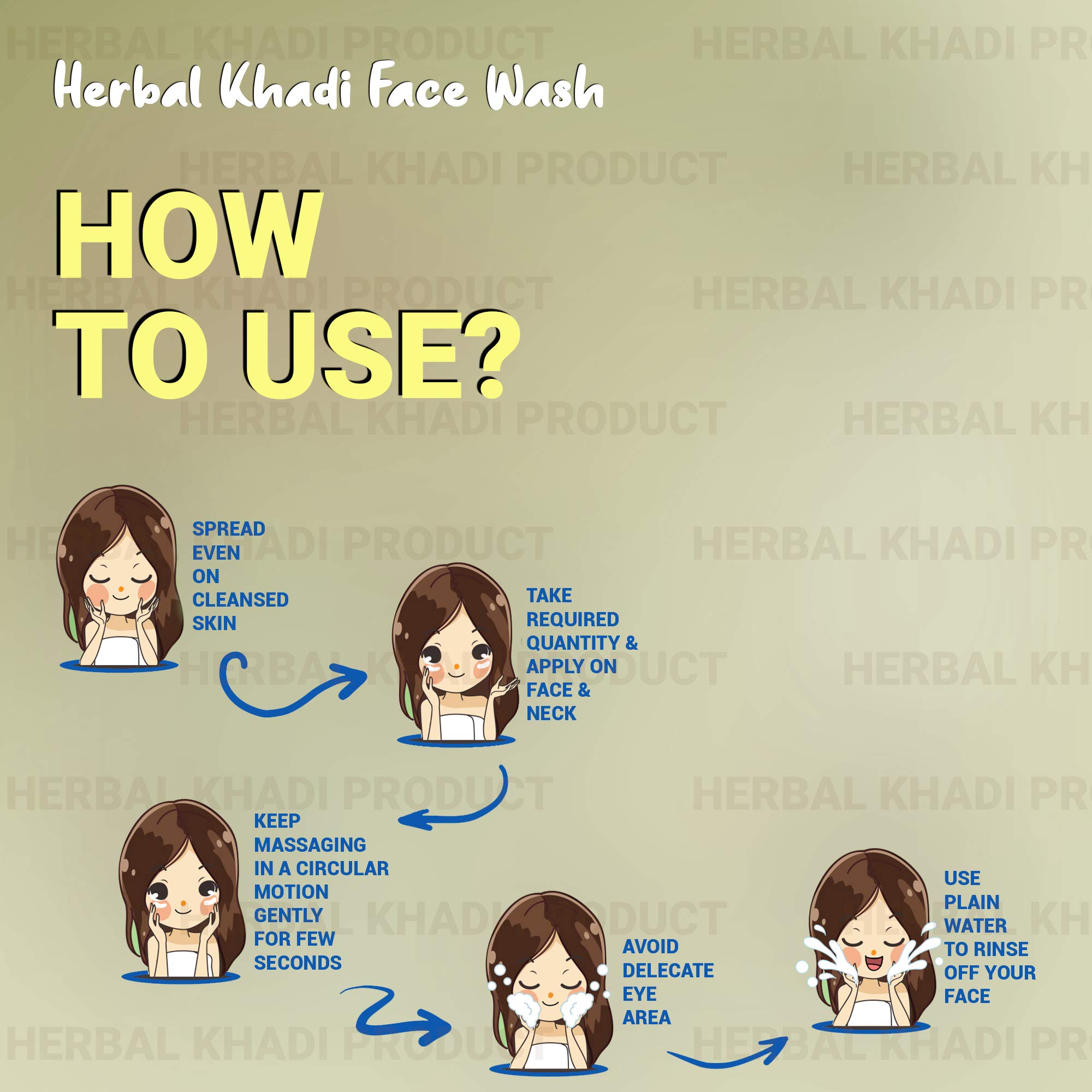 Khadi Herbal Neem Tulsi Face Wash - Ultra Skin Purification, Pimple Care & Antifungal Solution for Unclogging Pores (Pack of 2, 210ml) - Perfect for Daily Acne-Prone & Sensitive Skin Care Routine