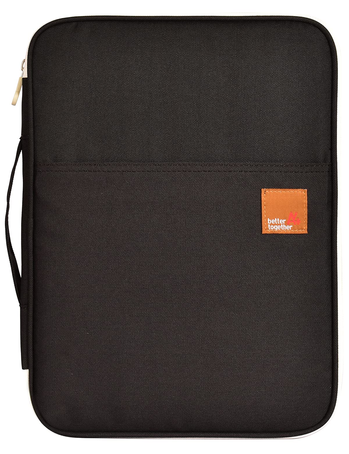**Lanola Universal A4 Waterproof Document Organizer Bag - Business File Holder, Travel Gear & Electronics Accessories Storage - Ideal for Office, Travel, and School Use (Black)**