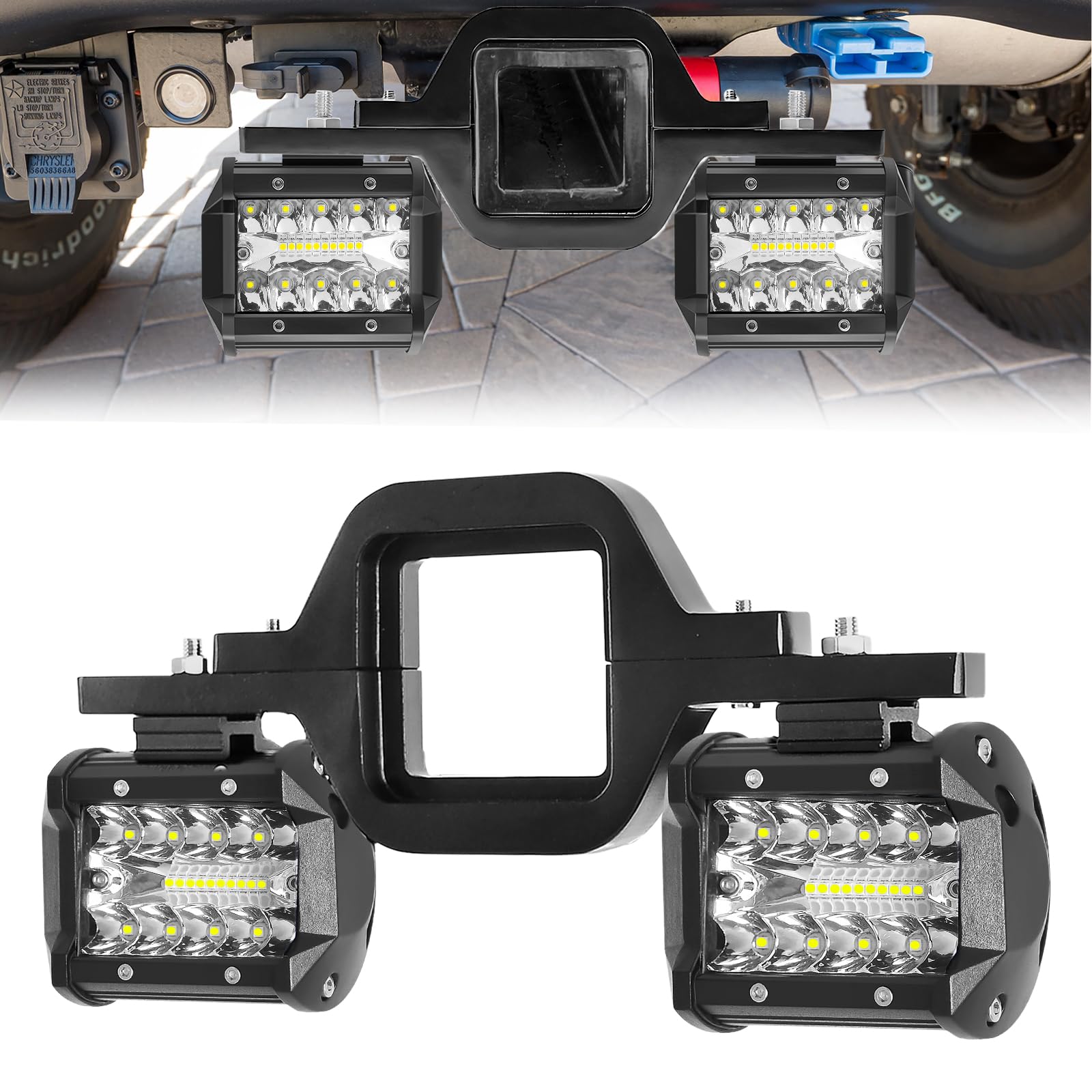 EBESTauto 4 Inch LED Work Light Pods with 2.5