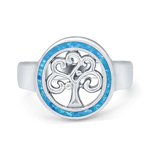 Lab Created Blue Opal