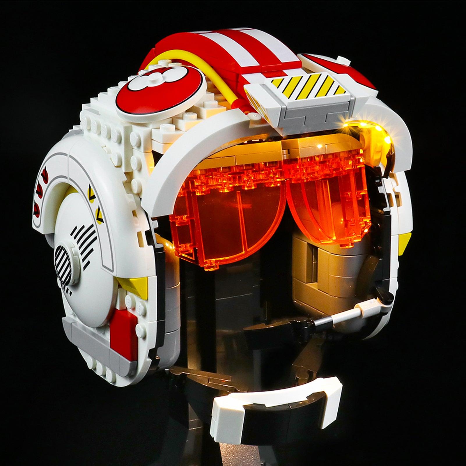 Best Light Kit for Lego Star Wars Luke Skywalker Helmet 75327 - DIY Lighting Upgrade for Display & Collectors - Perfect for Home Decor, Gift & Star Wars Fans