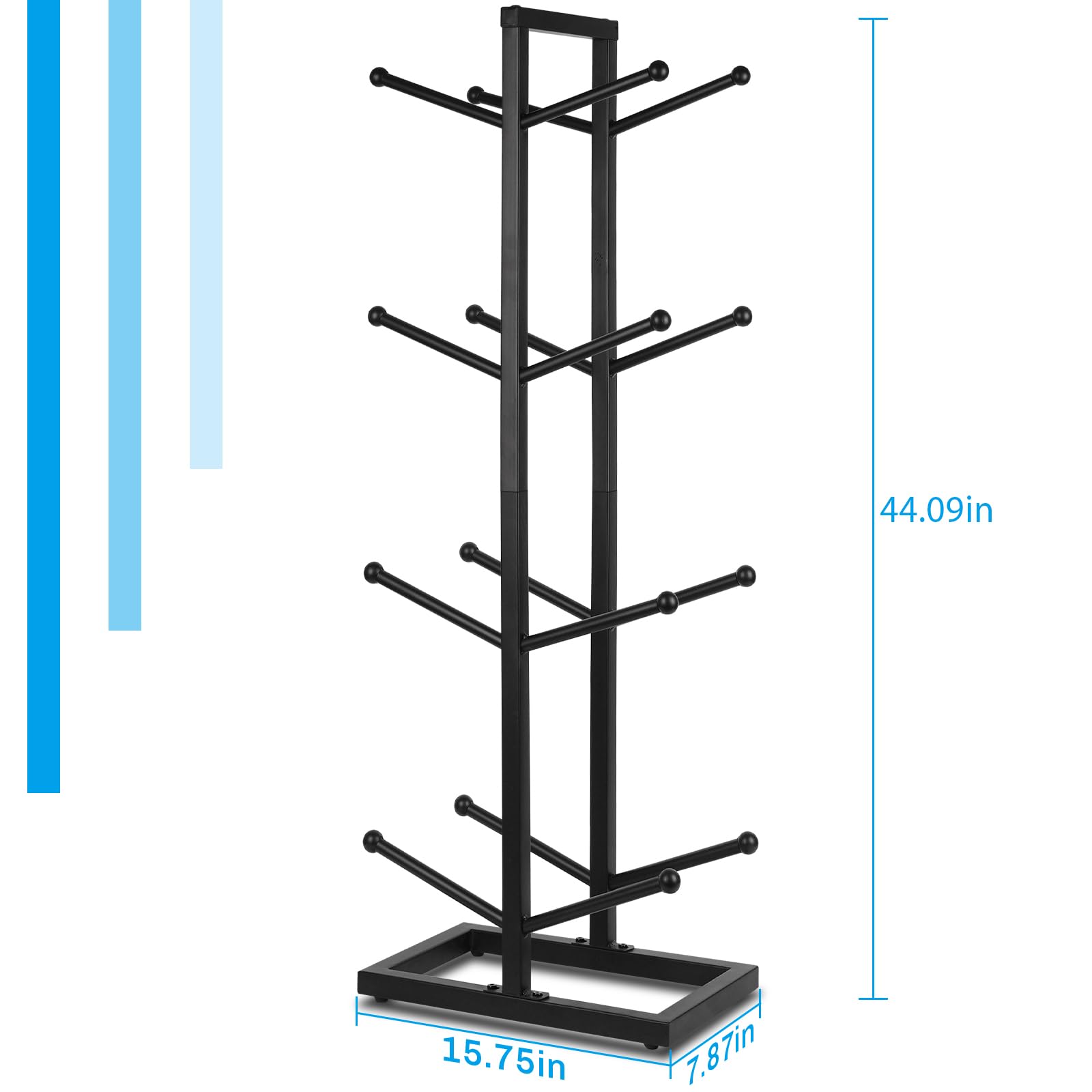 Metal Basketball Storage Rack - Heavy Duty Sports Equipment Organizer for Indoor & Outdoor Use - Perfect for Garage, Gym, and Playroom Organization