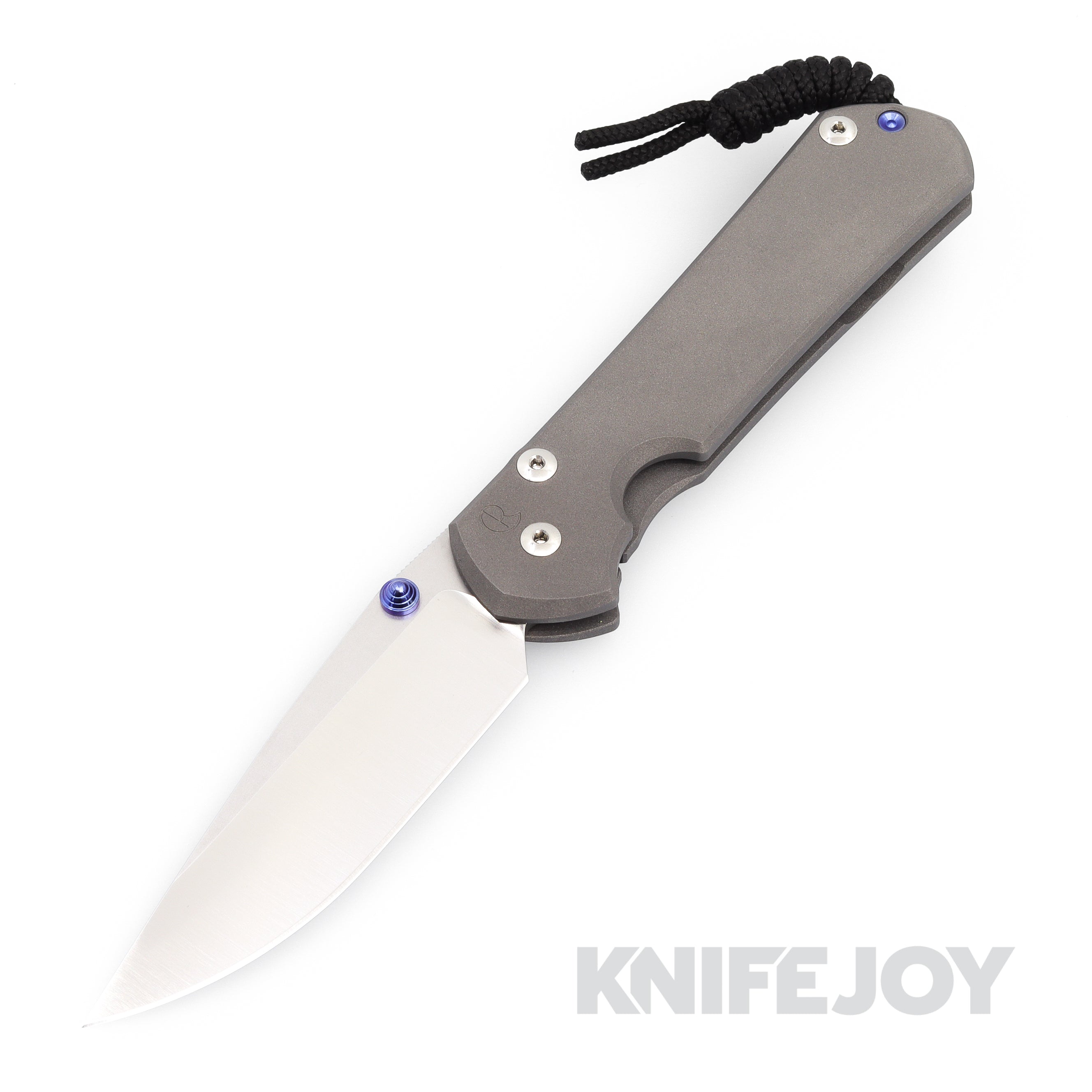 Chris Reeve Knives Large Sebenza 31 Folding Pocket Knife - Polished Drop Point MagnaCut Blade, Plain Titanium Handles - EDC, Outdoor, Camping & Survival Gear