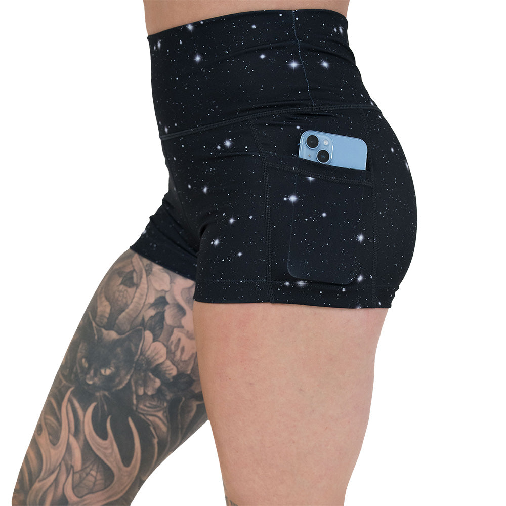 Starlight Women's Running Shorts - Lightweight & Breathable for Gym, Yoga & Outdoor Workouts