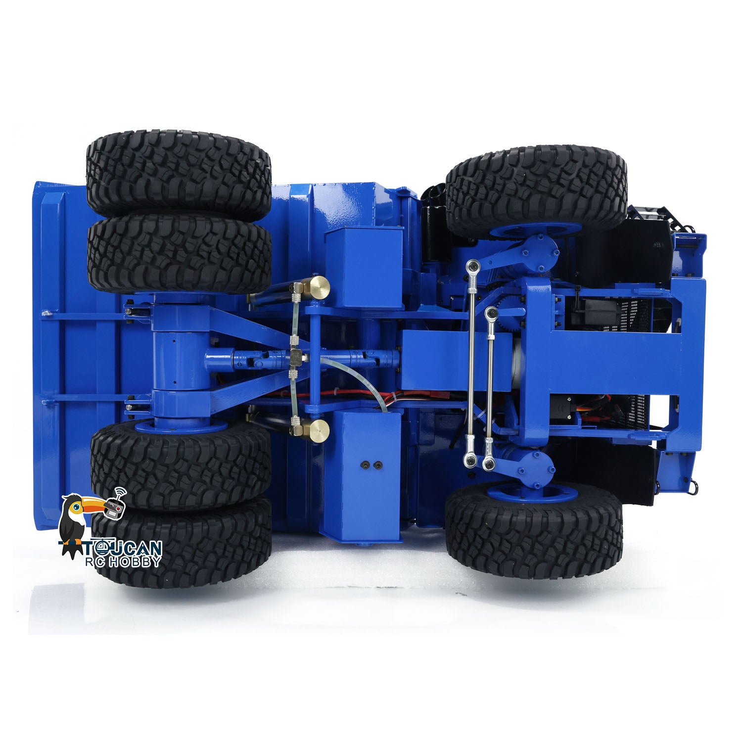 1/20 Scale 793D Radio Controlled Mining Truck - Assembled & Painted Metal Hydraulic Dump Truck Model with I6X Radio & Warning Lights - Perfect for Collectors, Construction Enthusiasts, and RC Hobbyists