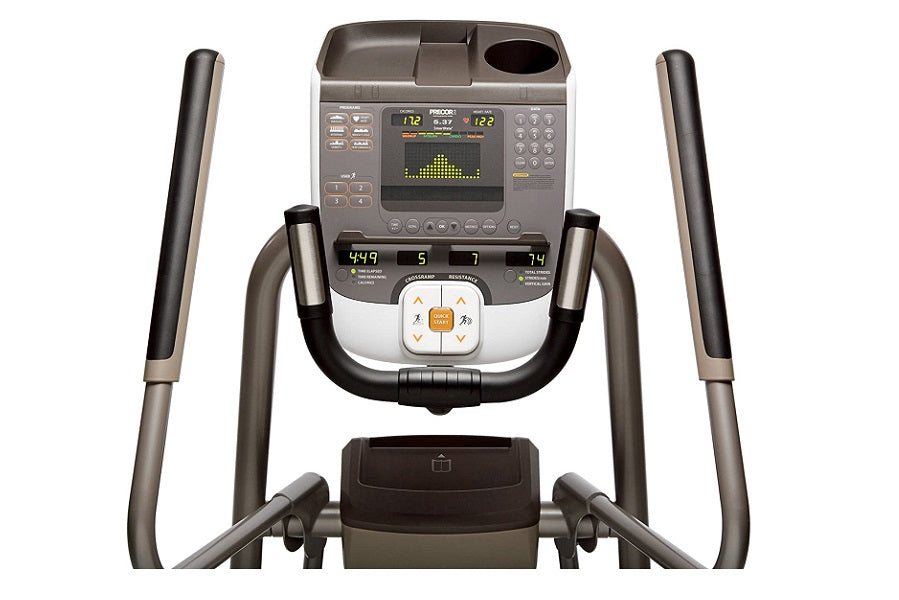 Precor 5.33 Elliptical Rear Drive Trainer - Commercial Grade Cardio Machine for Home Gym & Fitness Studio - Low Impact Workout Equipment for Full Body Exercise