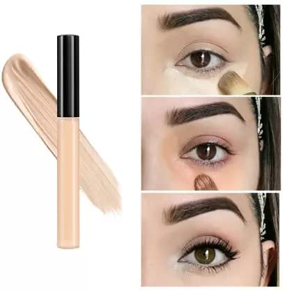 Matte Finish Liquid Concealer Stick - Full Coverage, Long Lasting, Pack of 1 | Perfect for Dark Circles, Blemishes & Under Eye Brightening | Everyday Makeup & Professional Use
