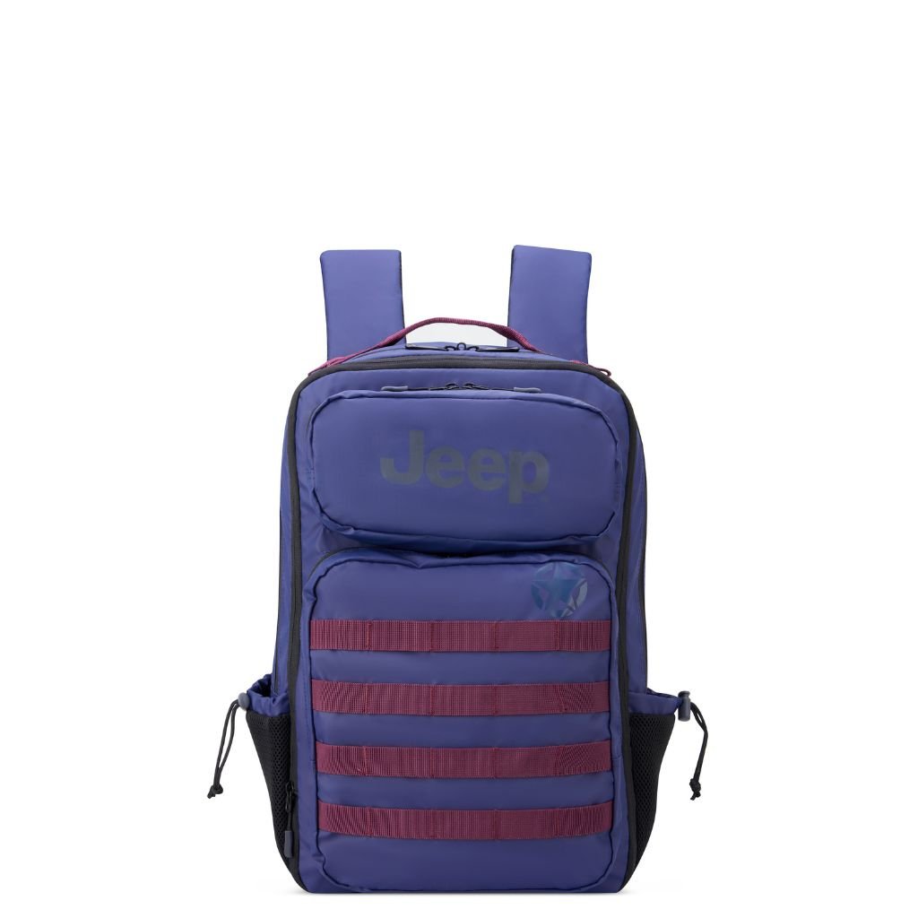 Jeep Tactical Backpack 15L - Durable Multi-Pocket Military Backpack for Hiking, Camping & Travel - Navy Blue