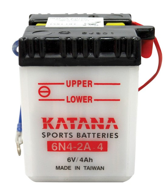 6V 4Ah 6N4-2A-4 Sealed Lead Acid Battery for Motorcycles, Scooters, and Powersports - Long-Lasting Power for Riding, Commuting, and Outdoor Adventures