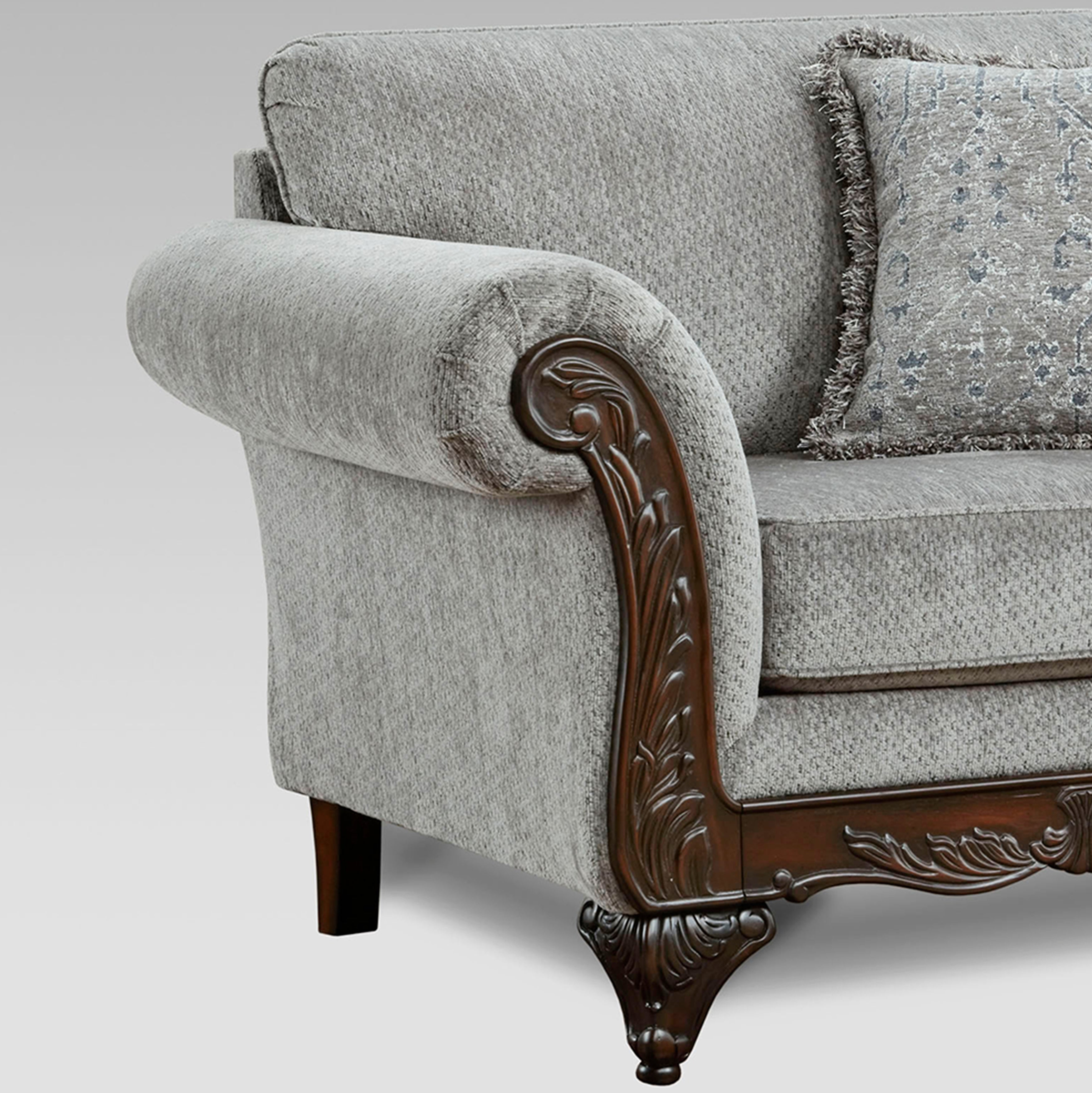 Handcrafted Carved Wood Loveseat Sofa - Elegant Wooden Bench for Living Room, Bedroom & Porch - Perfect for Cozy Seating & Home Decor