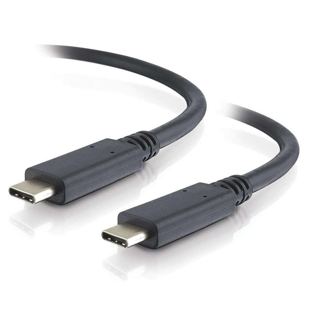 C2G 28848 USB-C 3.1 Gen 2 Thunderbolt 3 Cable - 3.3ft/1m Fast Charging & Data Sync for MacBook, Chromebook, Samsung Galaxy TabPro S, LG G6 | Perfect for Home Office, Travel & Mobile Devices