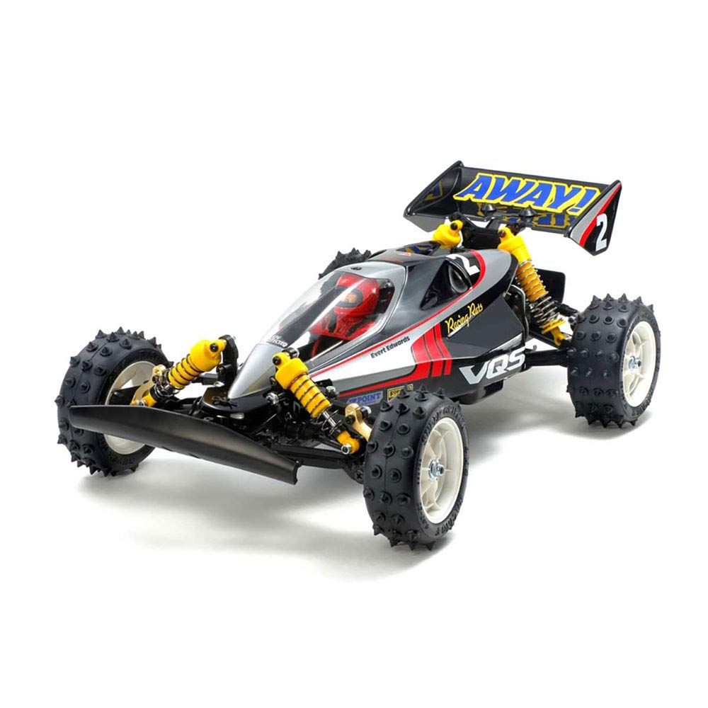TAMIYA 1/10 R/C VQS Off-Road Racing Car Kit (TAM58686) - 2020 Model - Remote Control Vehicle for Hobbyists & Collectors - Perfect for Backyard Racing & RC Car Enthusiasts