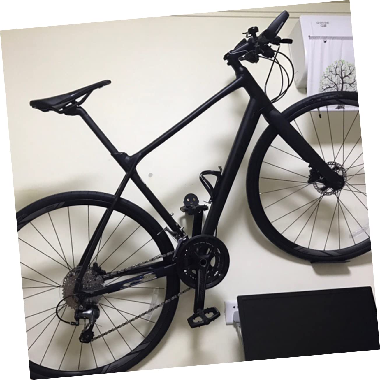 WESIEVYA 3-Piece Bike Carrier Rack - Heavy Duty Bicycle Hanging Mount & Storage Hanger - Easy Installation for Garage, Shed or Apartment Storage - Perfect for Mountain Bikes, Road Bikes & Kids Bikes