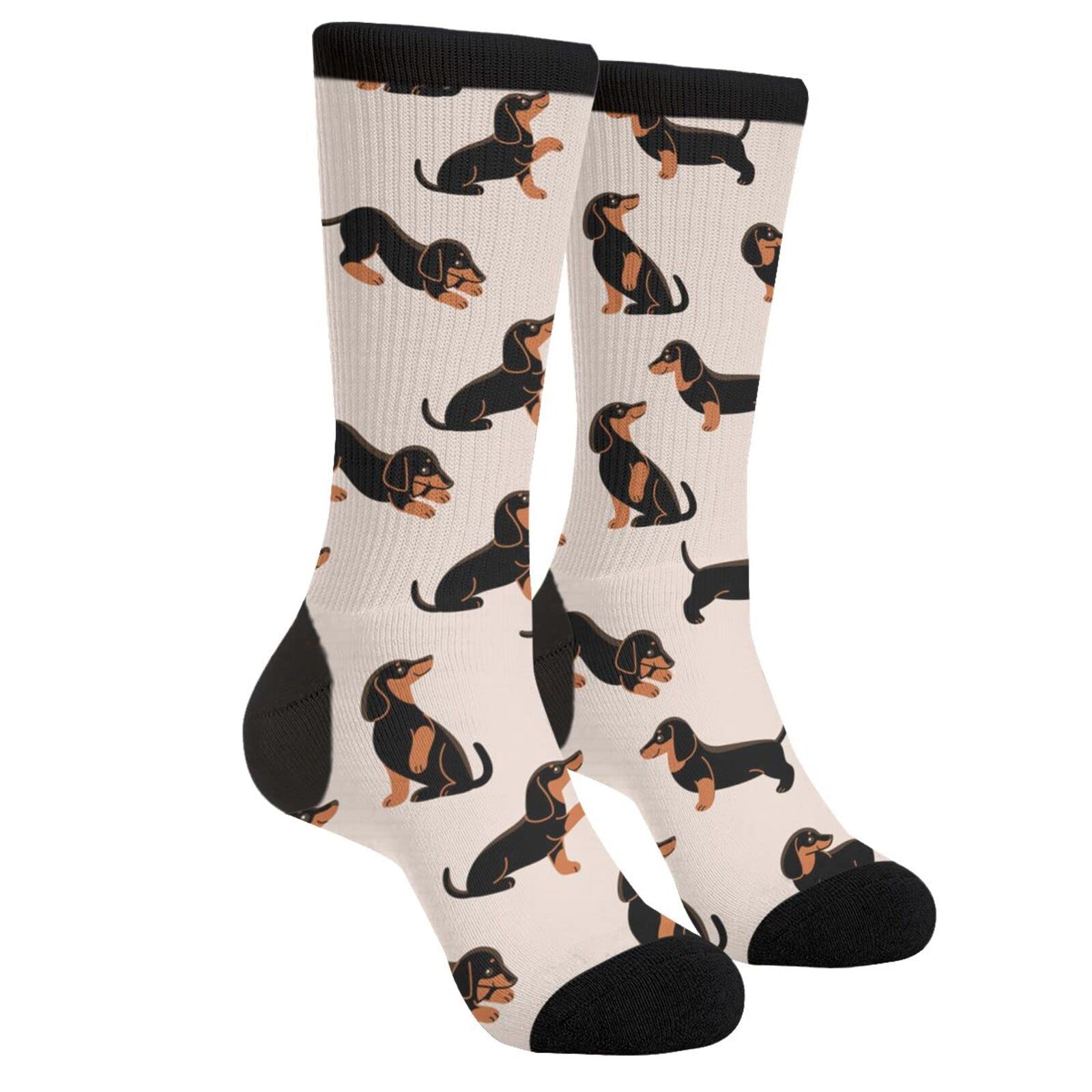 Funny Novelty Crazy Dress Crew Socks for Men & Women - FATTTYCY Whimsical Socks for Cosplay, Gifts, and Everyday Wear