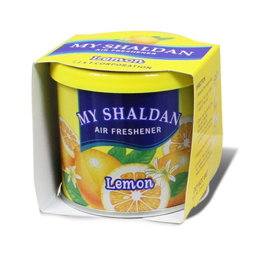 Auto Dynasty 24-Pack My Shaldan Japanese Car Cup Holder Air Fresheners - Natural Lemon Scent | Long-Lasting Fragrance for Cars, Trucks & SUVs | Perfect for Road Trips, Commuting & Office Use