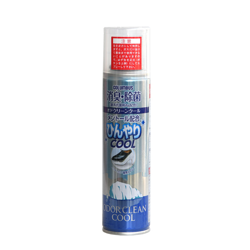 Columbus Odor Clean Anti-Bacterial Cool Deodorant Spray - Eliminates Odors & Bacteria for Shoes, Gym Bags & Sports Gear