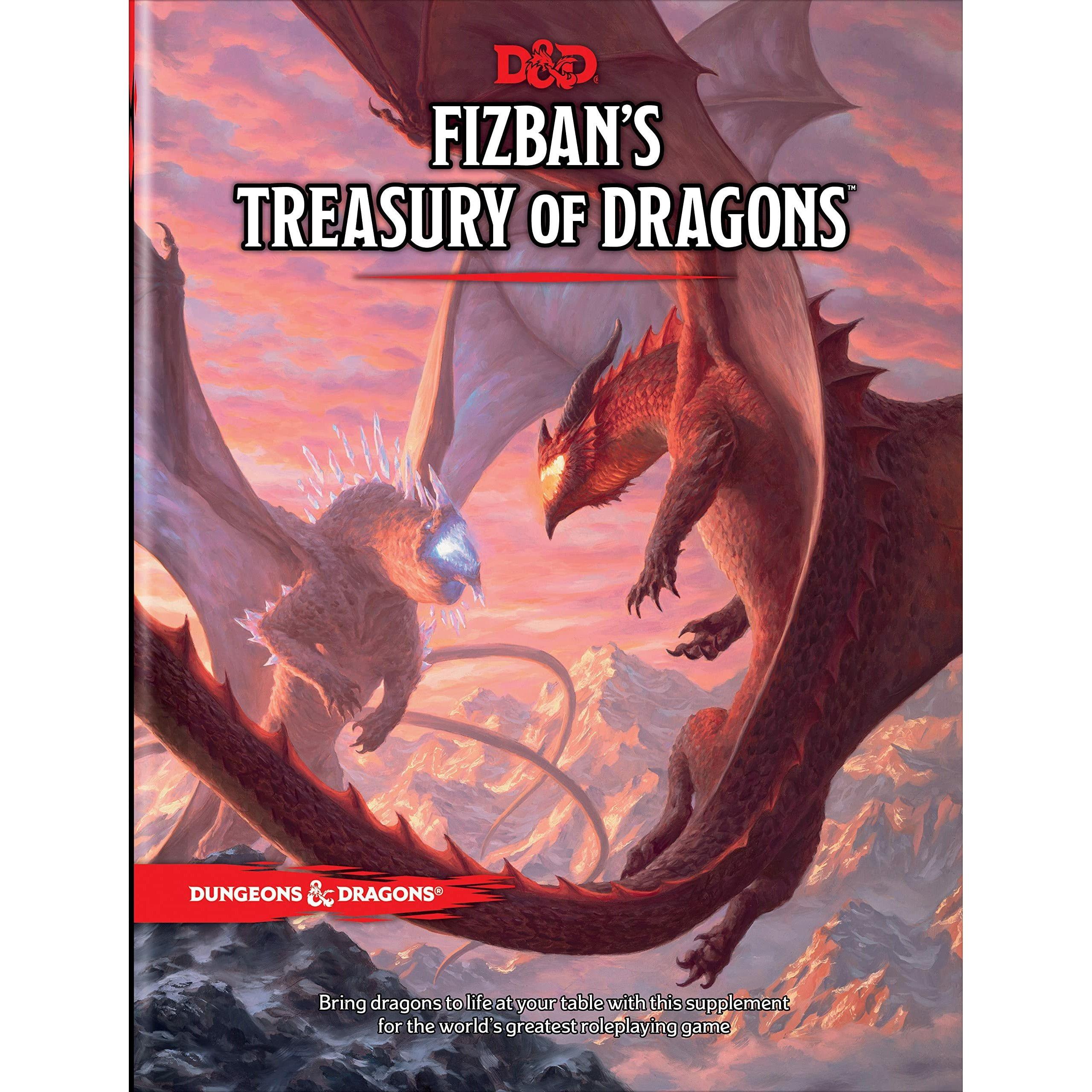 D&D Fizban's Treasury of Dragons - Official Dungeons & Dragons Sourcebook for Epic Dragon Adventures | Perfect for D&D Players & DMs | Enhance Your Fantasy RPG Campaigns