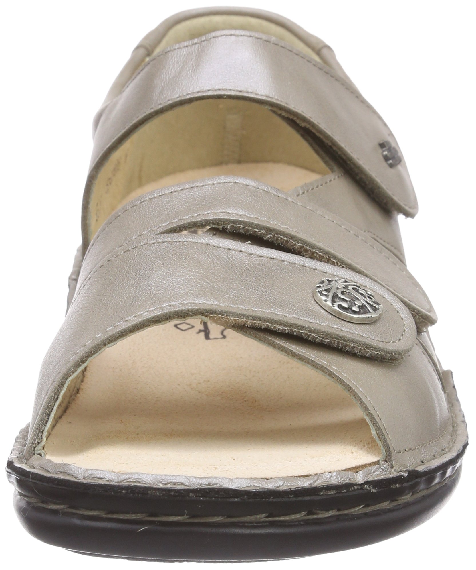 Finn Comfort Women's Peep-Toe Sandals - Wide Width EU 34 | Comfortable Summer Sandals for Walking, Travel & Casual Outfits