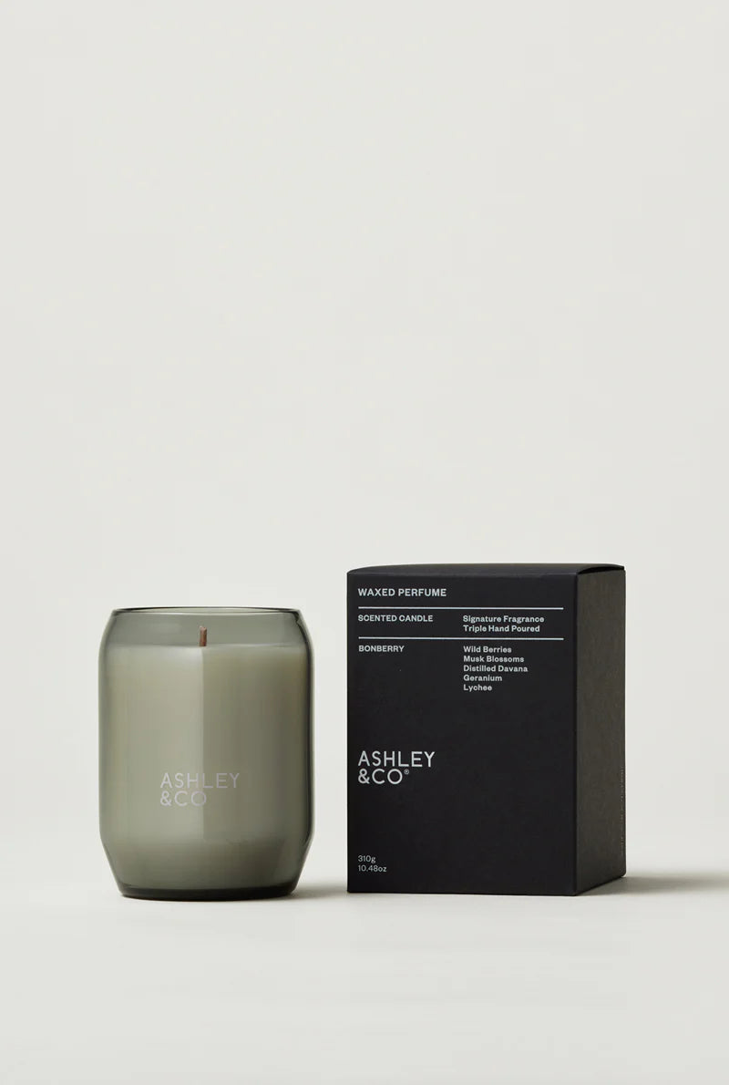 Natural Waxed Bonberry Scented Candle - Handmade Soy Wax Aromatherapy Candle for Relaxation, Home Decor & Romantic Ambiance