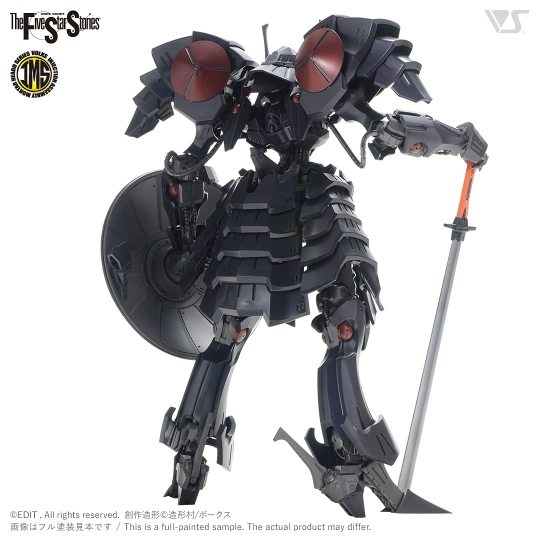 1/100 Scale Volks FSS IMS Black Knight Model Kit - High Detail Anime Mecha Action Figure for Collectors & Hobbyists - Perfect for Display, Custom Painting & Gundam Battles