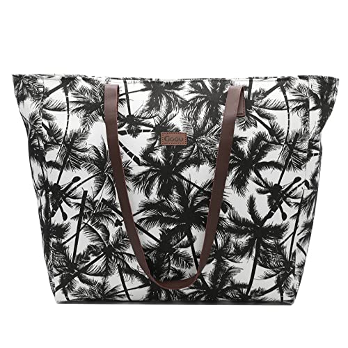 Tropical Beach Bags Black
