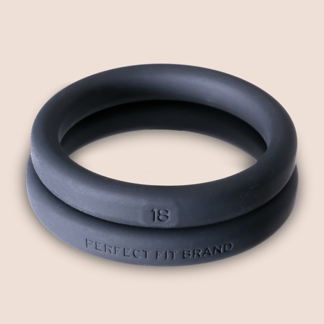 Premium Cock Ring Set for Men - Stretchy & Comfortable Penis Rings for Enhanced Pleasure & Performance - Perfect for Couples Play, Solo Use & BDSM Scenes