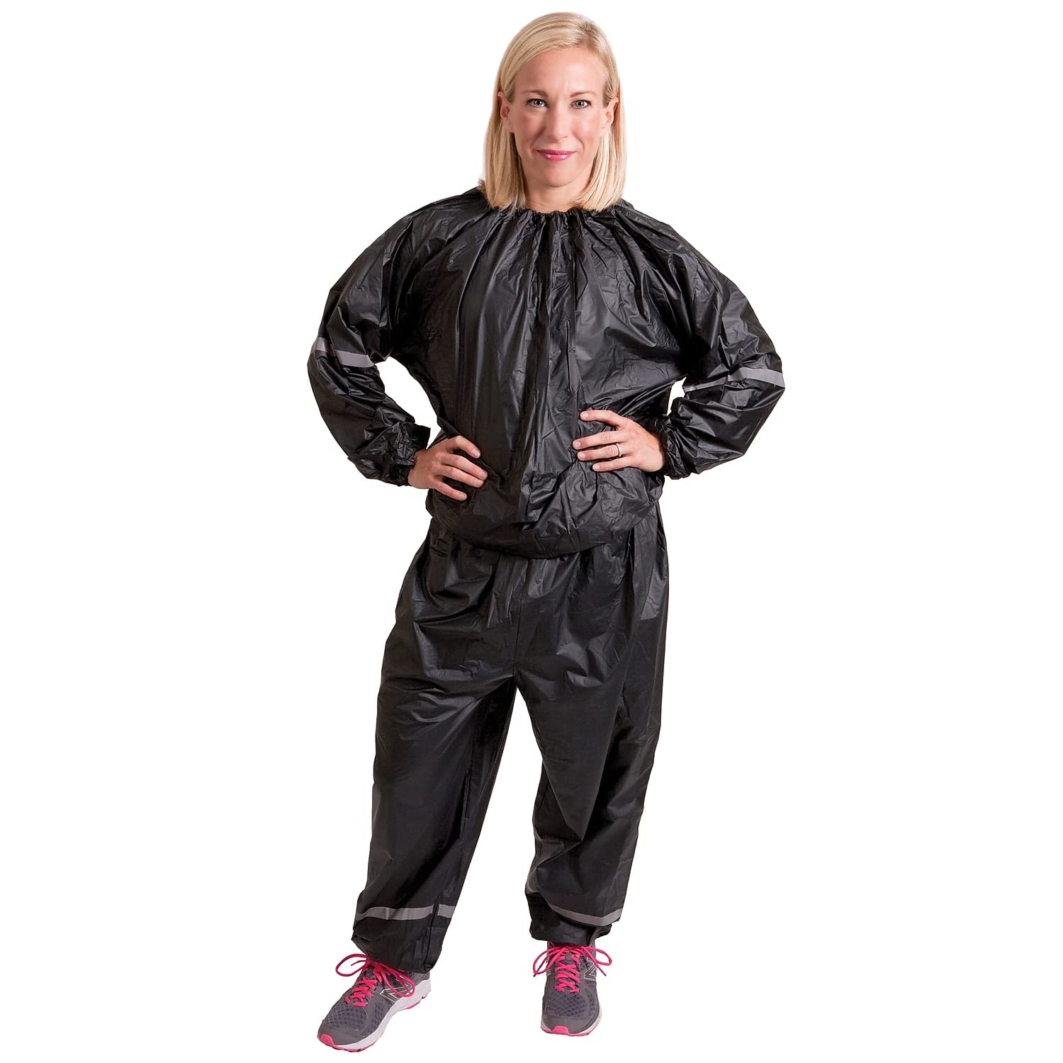 GoFit Unisex Thermal Sweat Suit for Men & Women - Workout, Gym, Running, Weight Loss & Training - Perfect for Winter Exercise & Fitness Activities