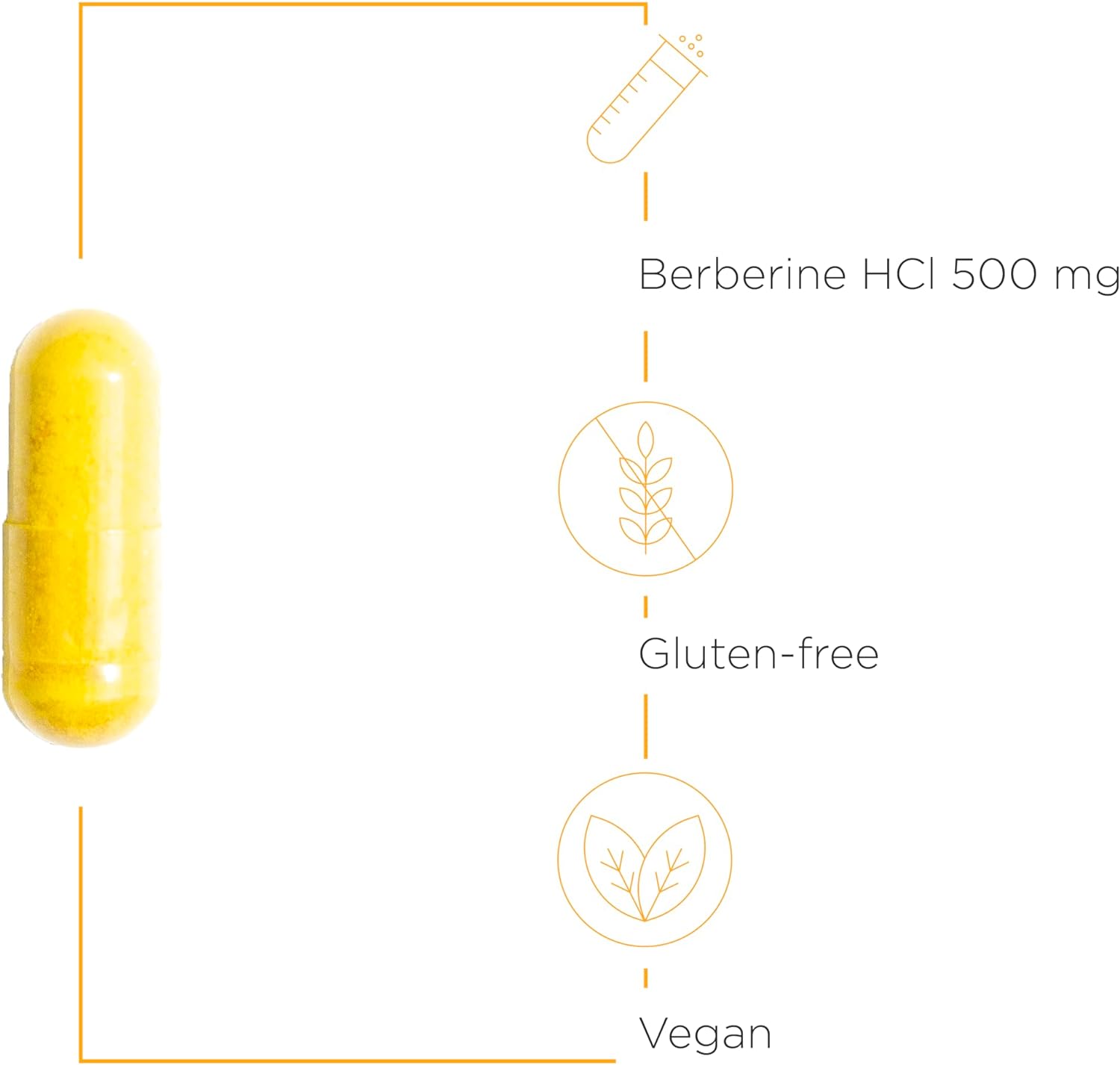 Integrative Therapeutics Berberine Supplement - 500mg Vegan Capsules for Blood Sugar Support & Heart Health | Natural Glucose Metabolism Aid for Daily Wellness