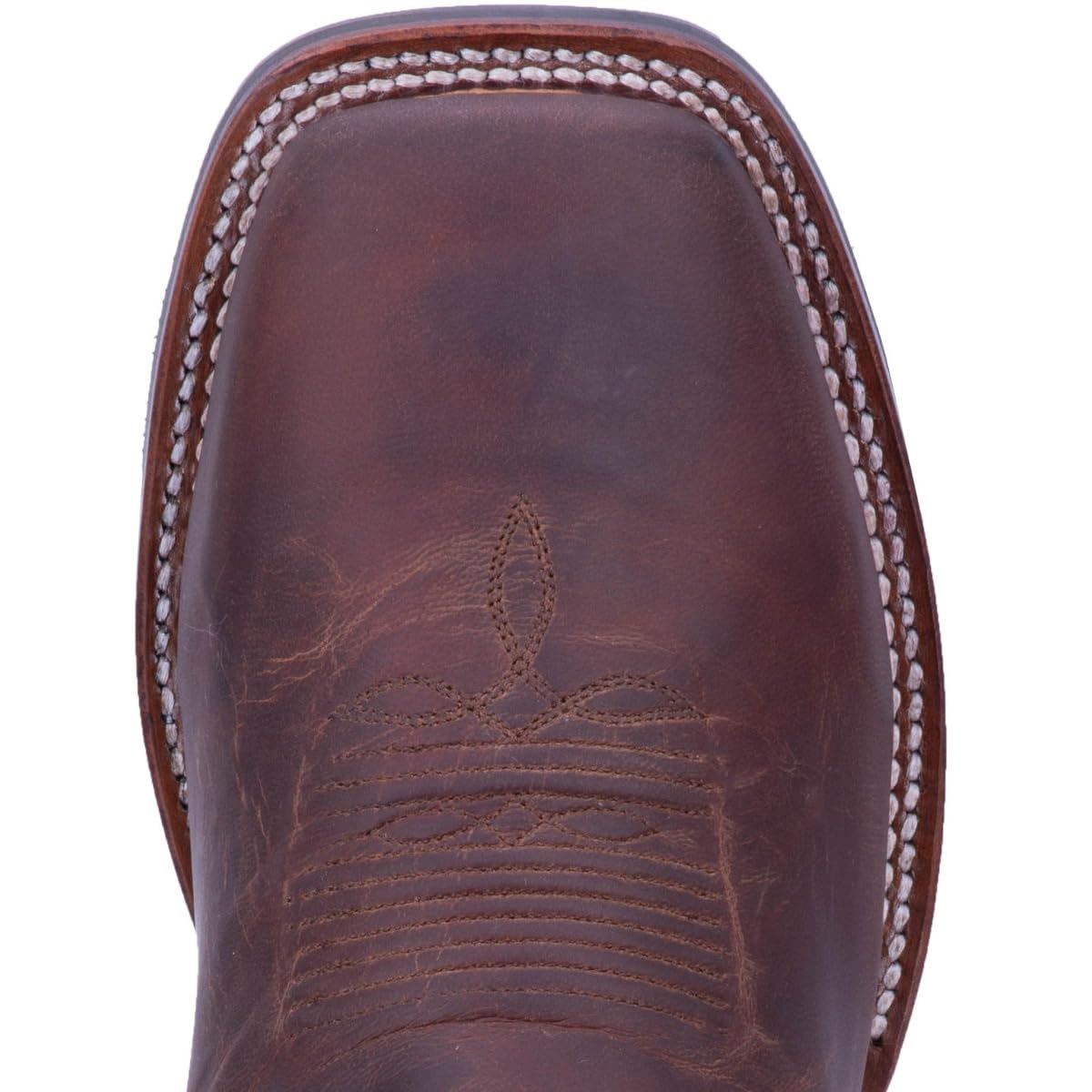 Dan Post Men's Winslow Embroidered Square Toe Casual Boots - Mid Calf Western Boots for Men in Blue & Brown | Comfortable Cowboy Boots for Daily Wear, Country Music Festivals & Outdoor Activities